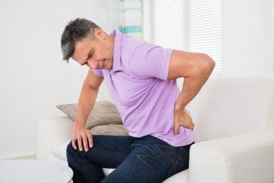 Low pain is a sign of osteocondrosis