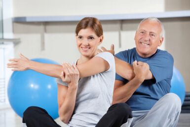 Therapy therapy for the osteocondrosis of the lower back