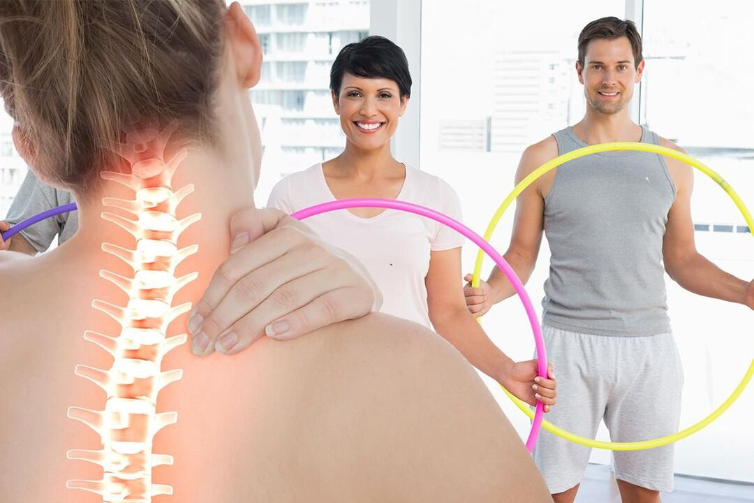 Active lifestyle with osteocondrosis